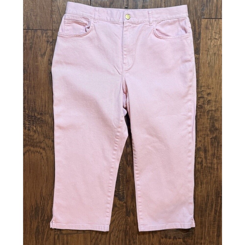 Lauren Jeans Co Ralph Lauren Womens Capri Jeans Size 10 Pink 5 Pockets
